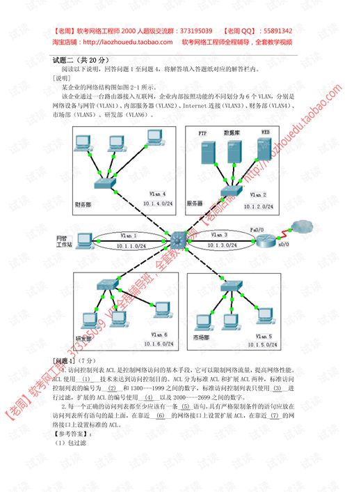 2015年11月網絡工程師下午試題 網絡工程實踐與挑戰